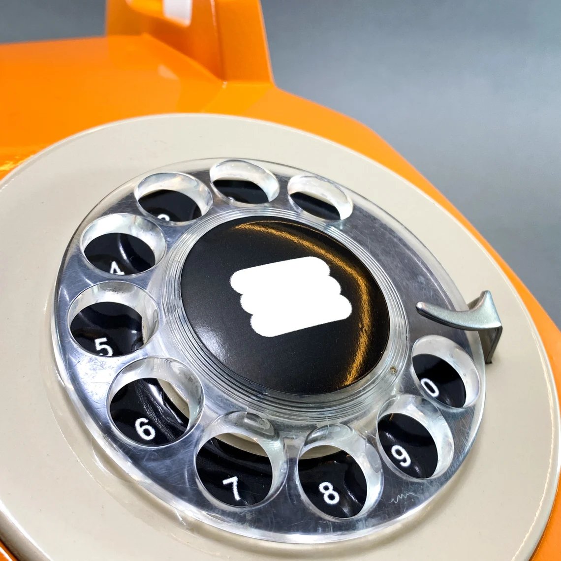 Upcycled Rotary Phone Lamp, Vintage Desk Light