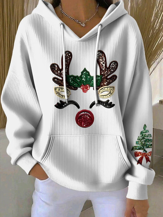 Women'S Casual Christmas Print Sweatshirt