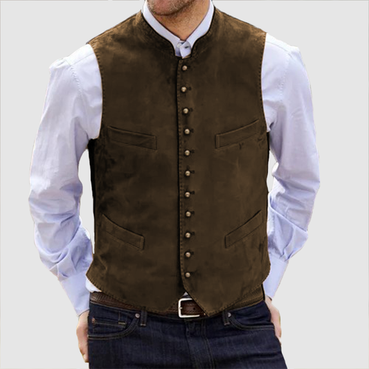 Men's vest: a V-neck dress vest