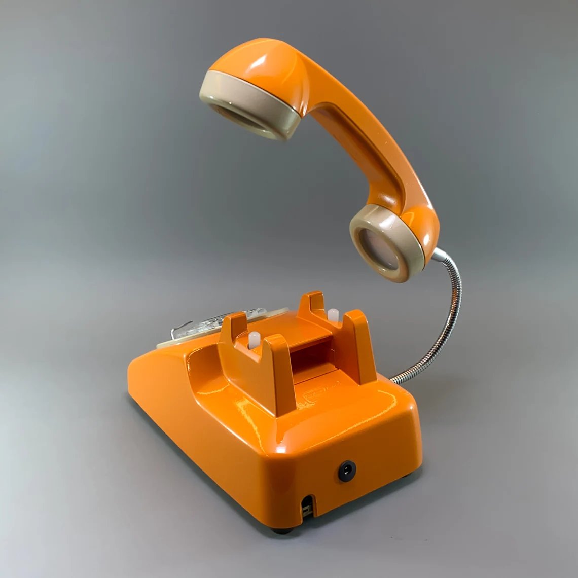 Upcycled Rotary Phone Lamp, Vintage Desk Light