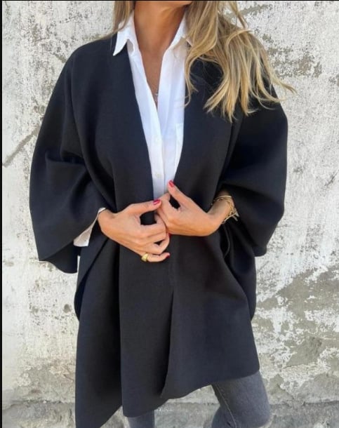 Casual V-neck Shawl Jacket