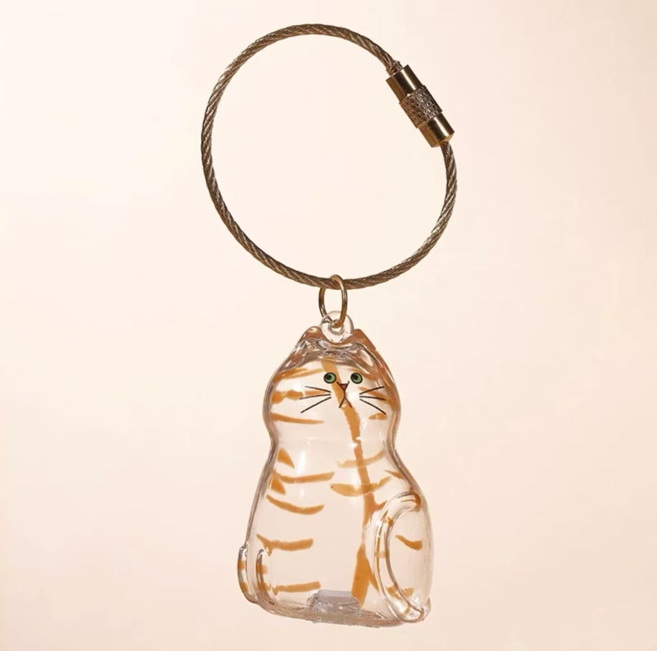 😻💕Cat Hair Collector Keychain Charm - Memorial Storage Box