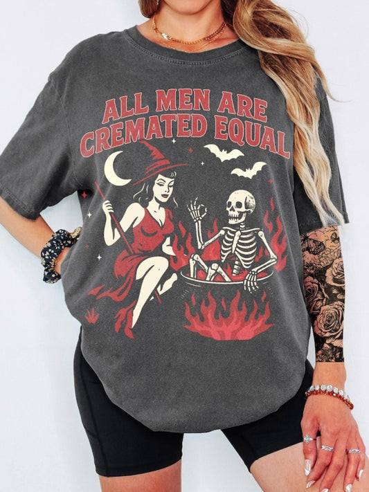 Women's Funny Halloween  Retro T-shirt