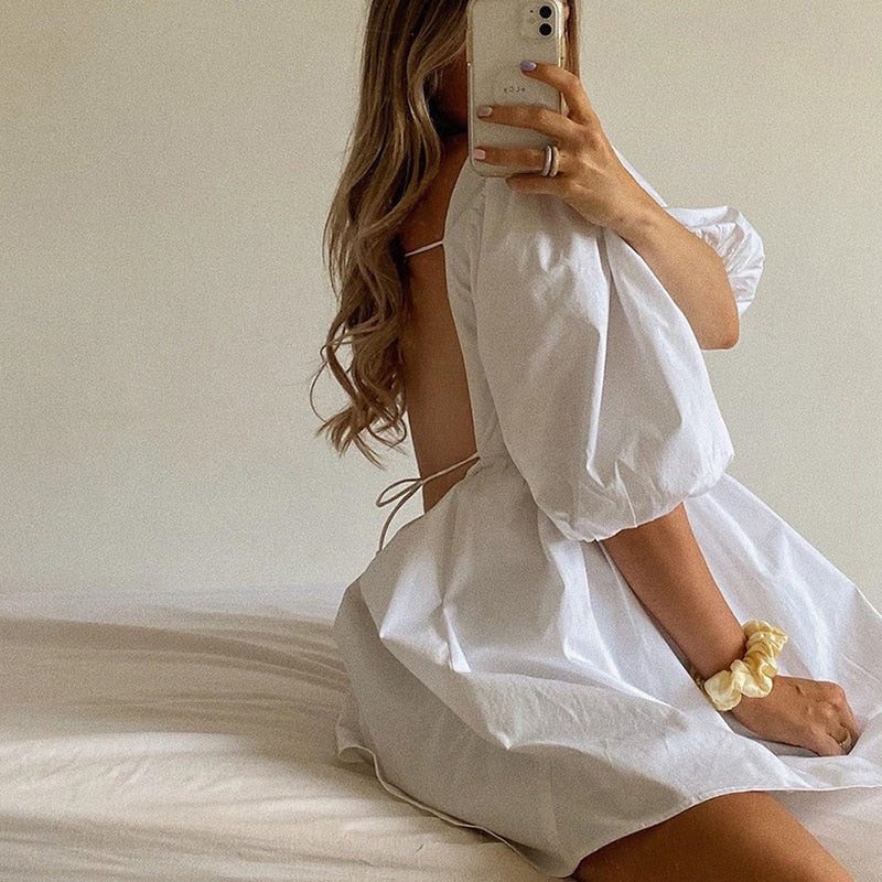 Anything But A White Mini Dress