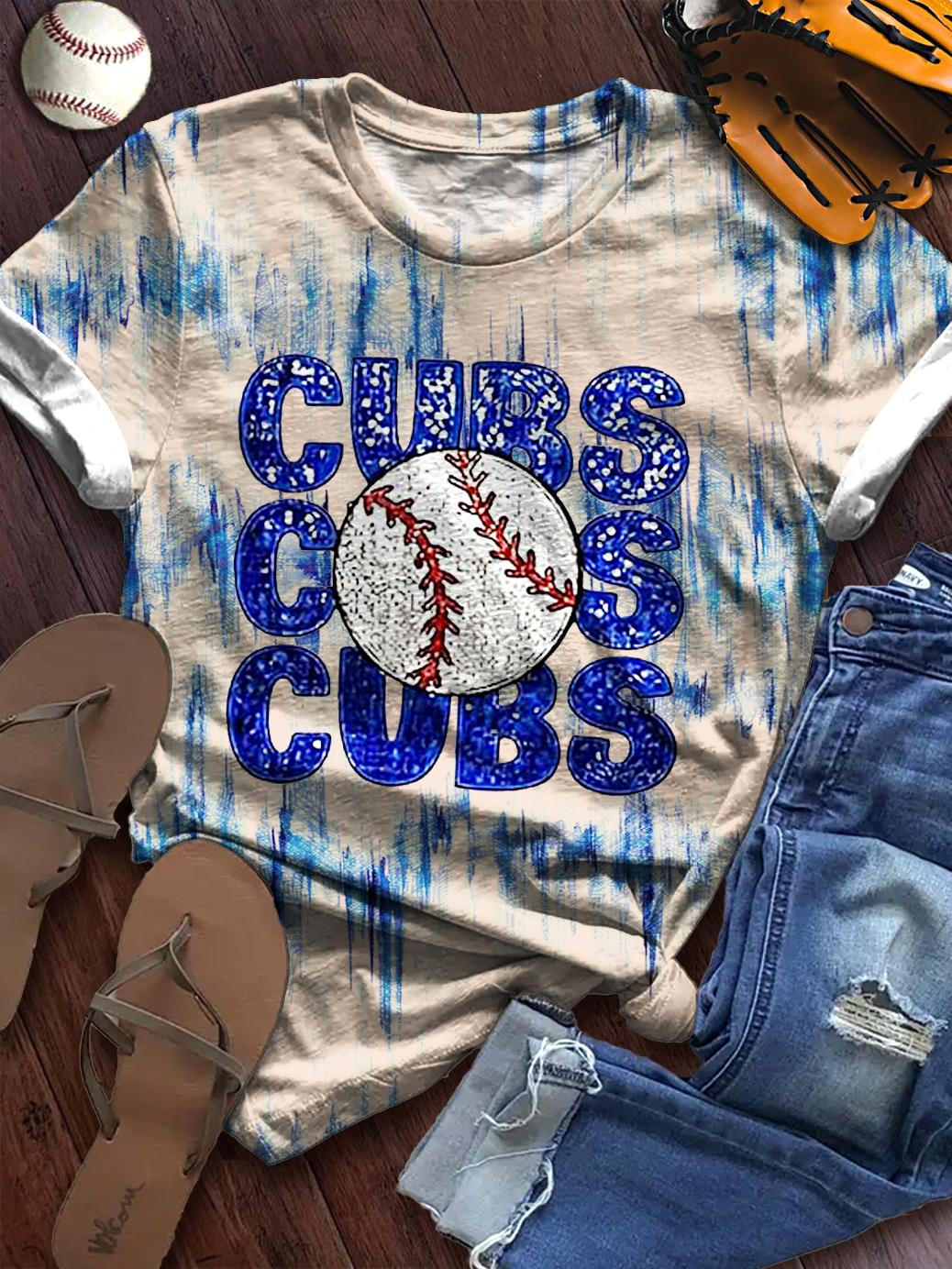 Tis The Season Women's Retro Baseball Crew Neck T-shirt