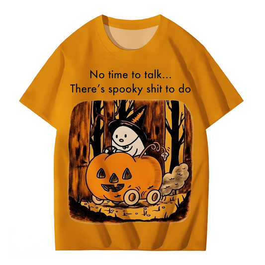 No Time To Talk There's Spoony Shit To Do Crew Neck T-shirt