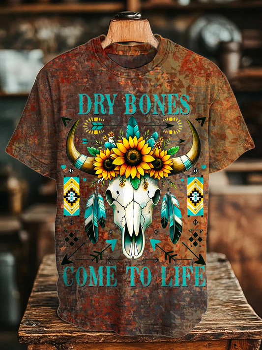 Dry Bones Come To Life Crew Neck T-shirt