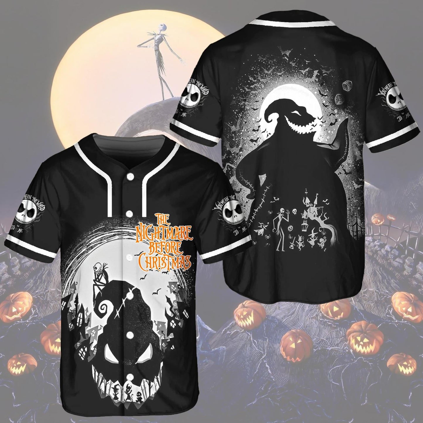 The Nightmare Before Christmas Baseball Jersey