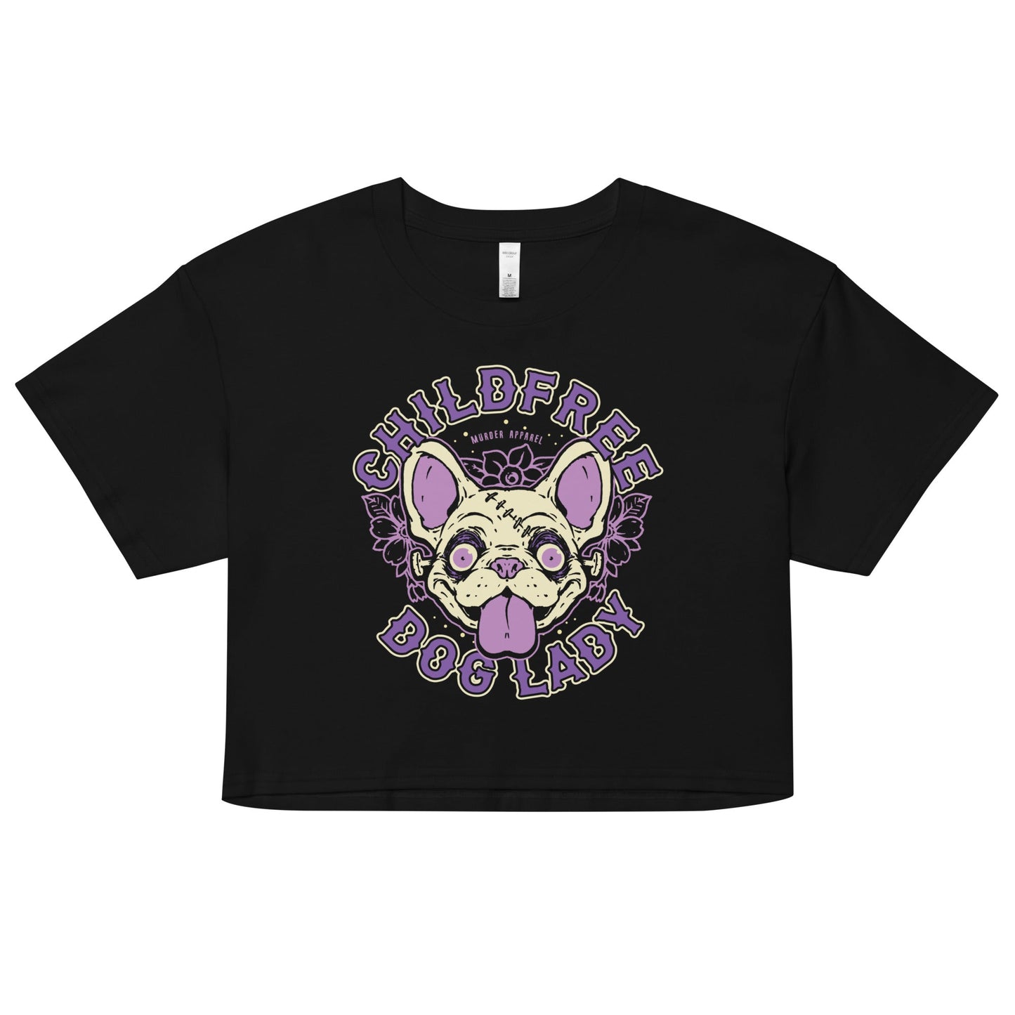 Childfree Dog Lady Crop Top