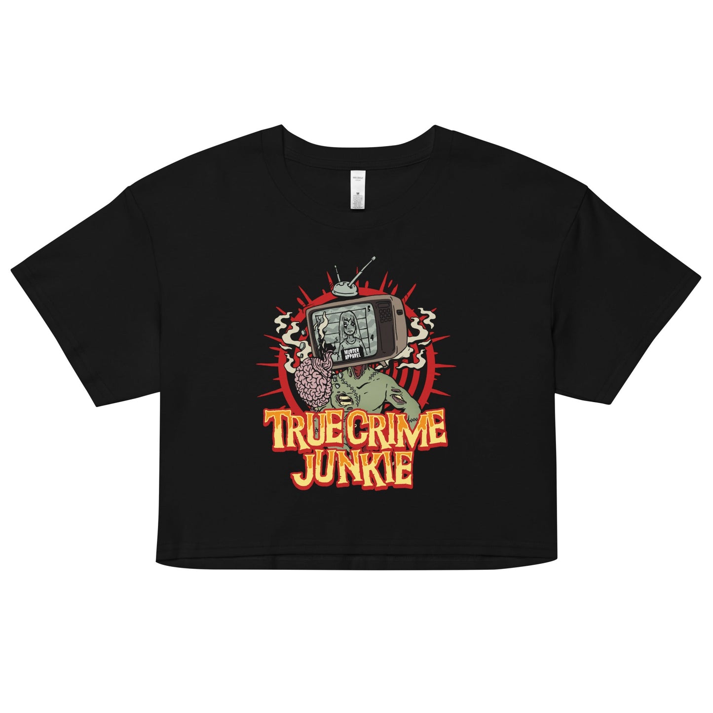 True Crime Junkie Crop Top