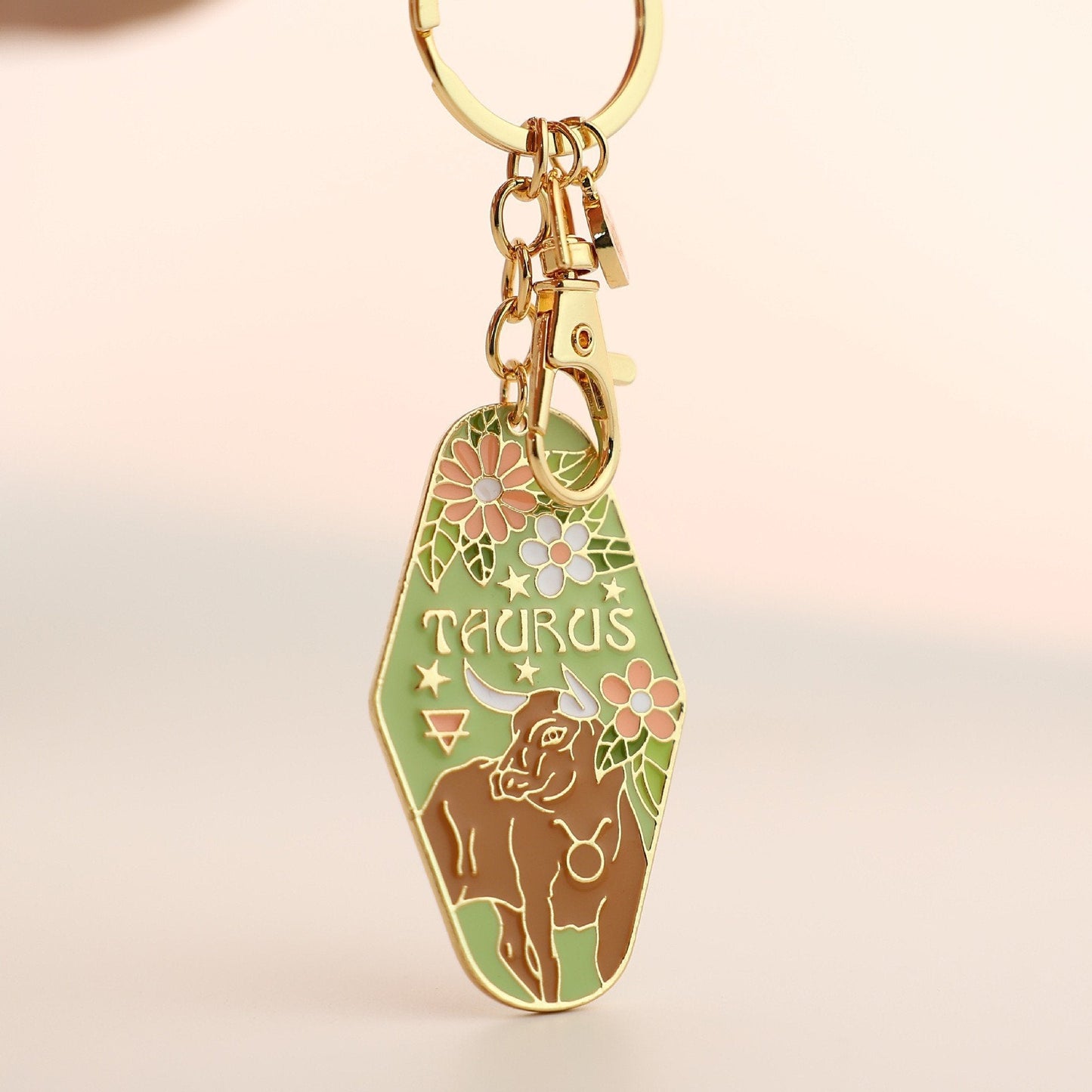 🔮Vintage Illustrated Zodiac Keychain