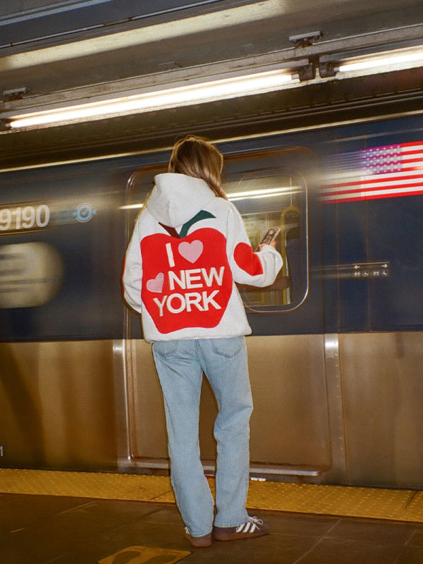 I love new york hoddie
