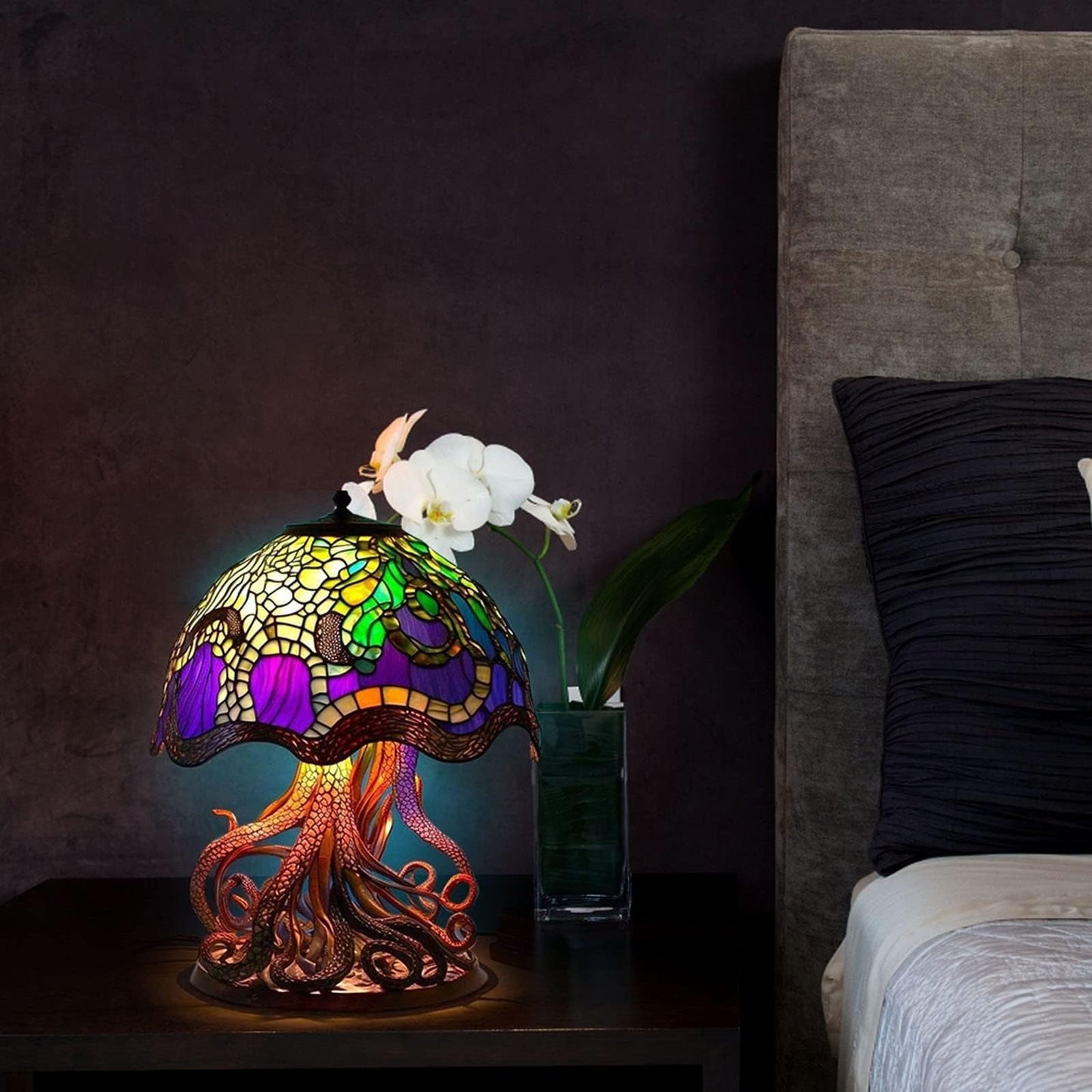 Painting Mushroom Table Lamp