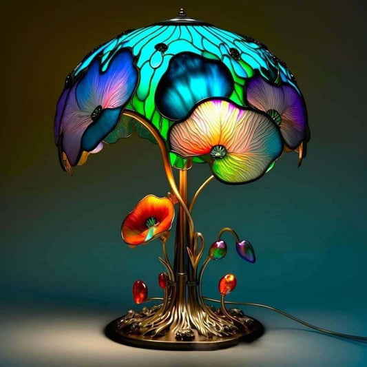 Painting Mushroom Table Lamp