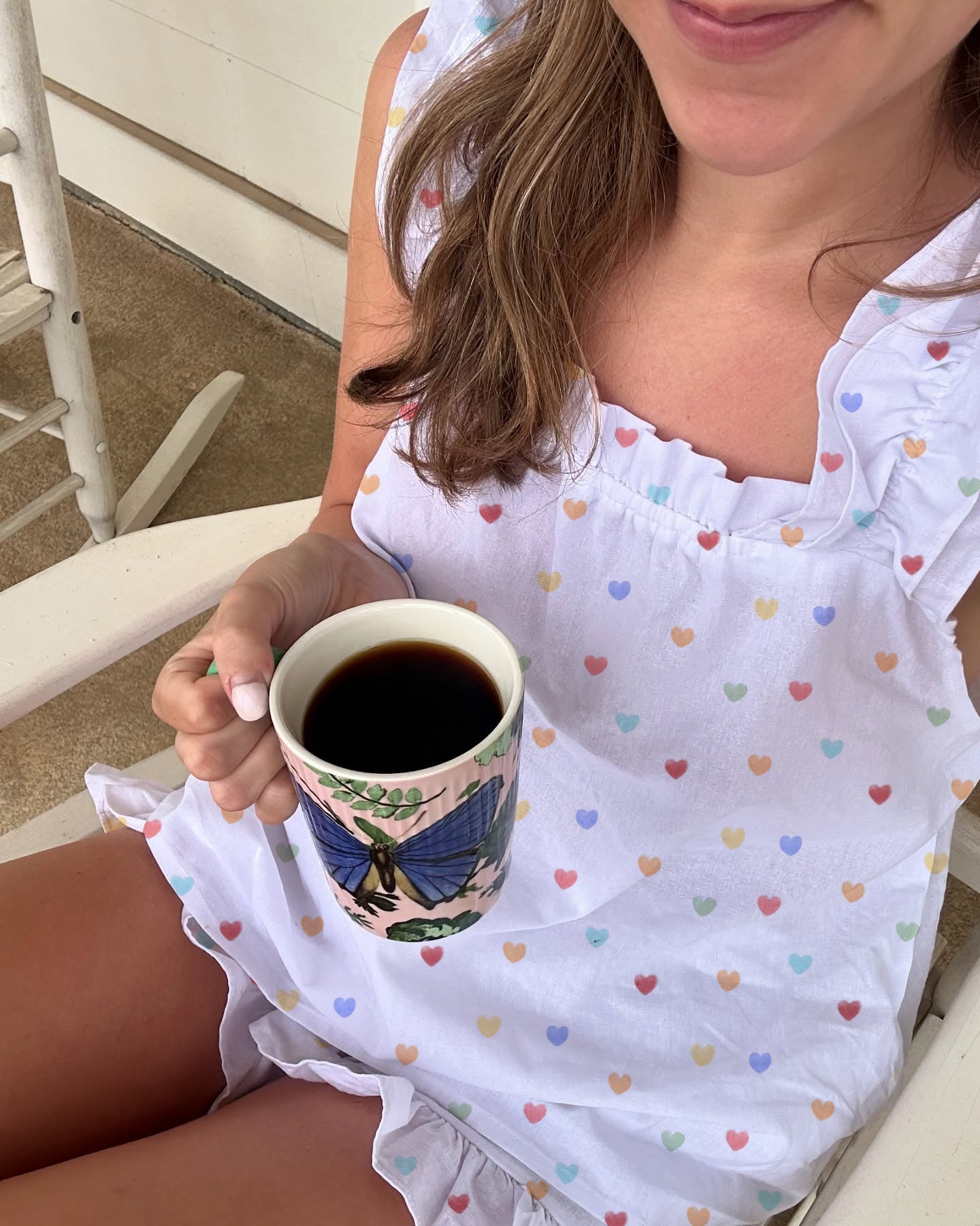 Colordate Blissful Hearts Colorful Heart Print Short Tank Top Shorts Pajama Set