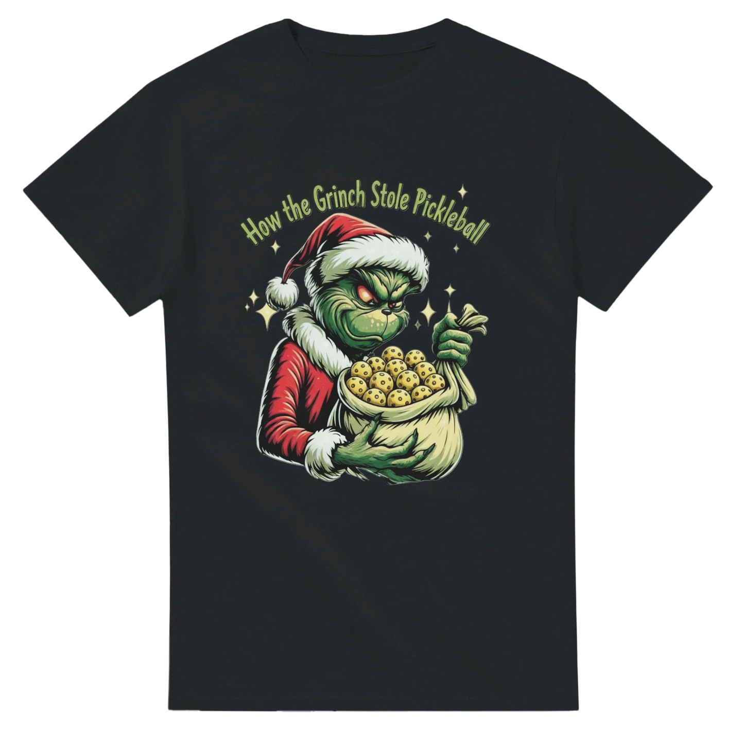 💚 How the Grinch Stole Pickleball Holiday Tee