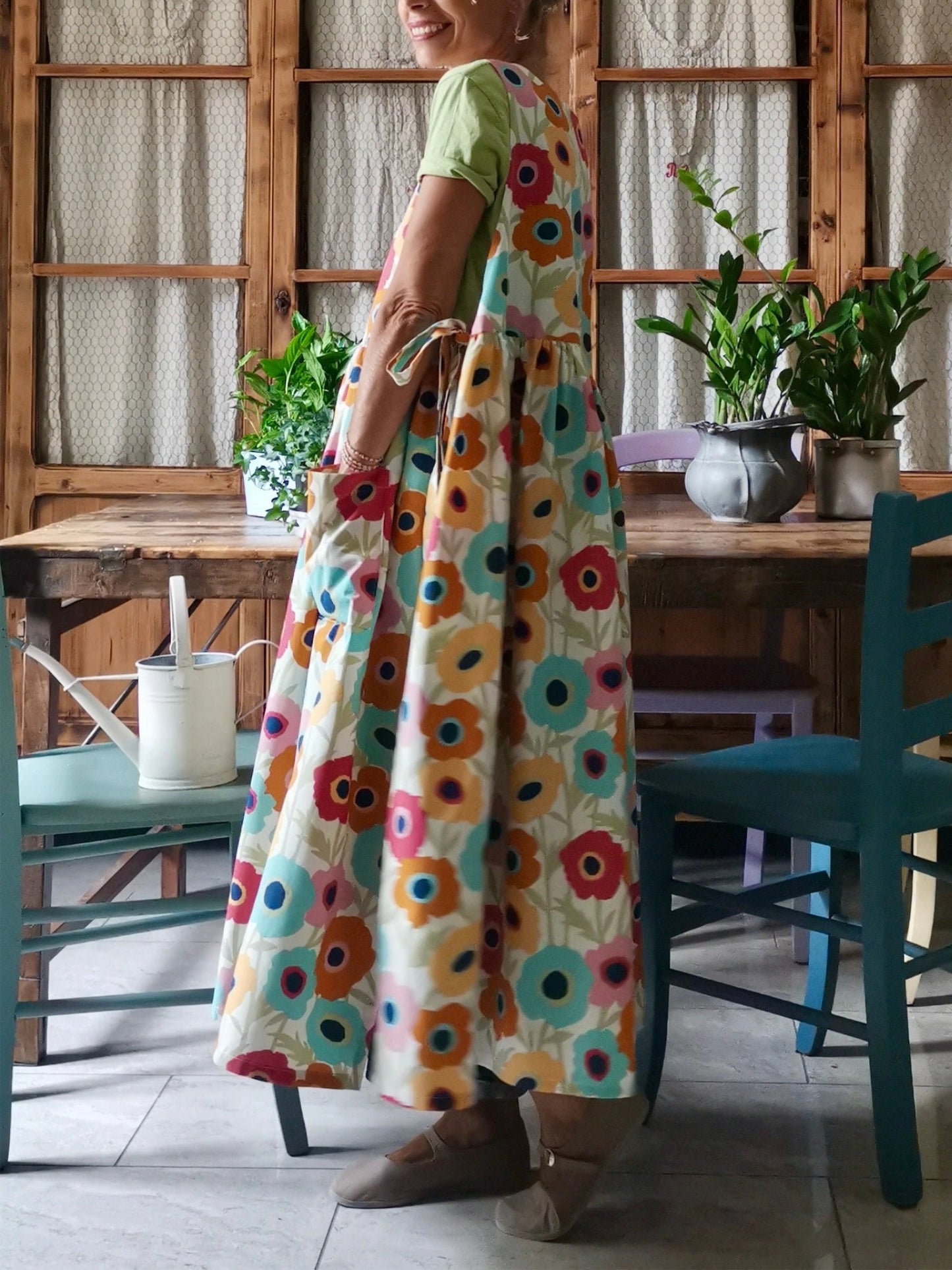 Colorful Flower Apron