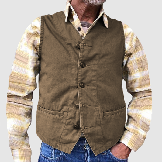 Men's short vest casual daily lining vest