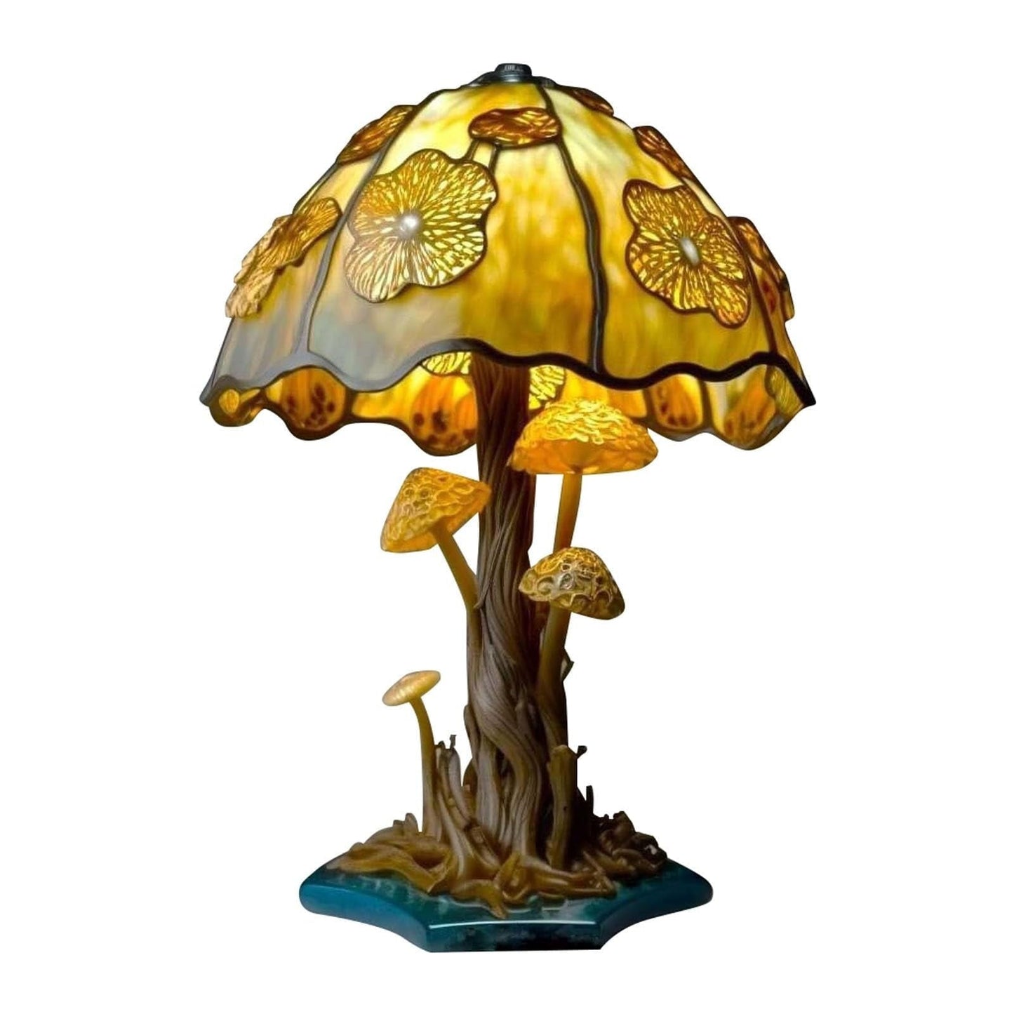 Painting Mushroom Table Lamp