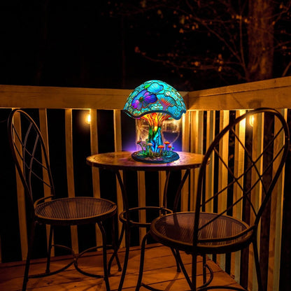 Painting Mushroom Table Lamp