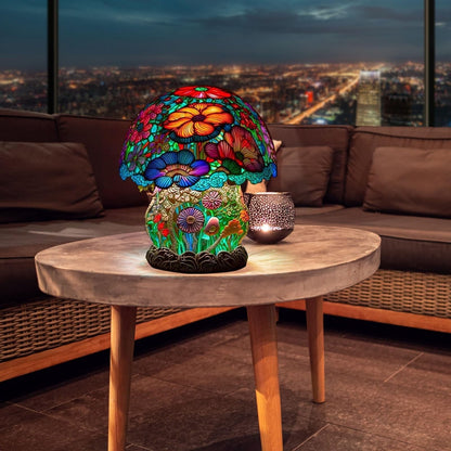 Painting Mushroom Table Lamp