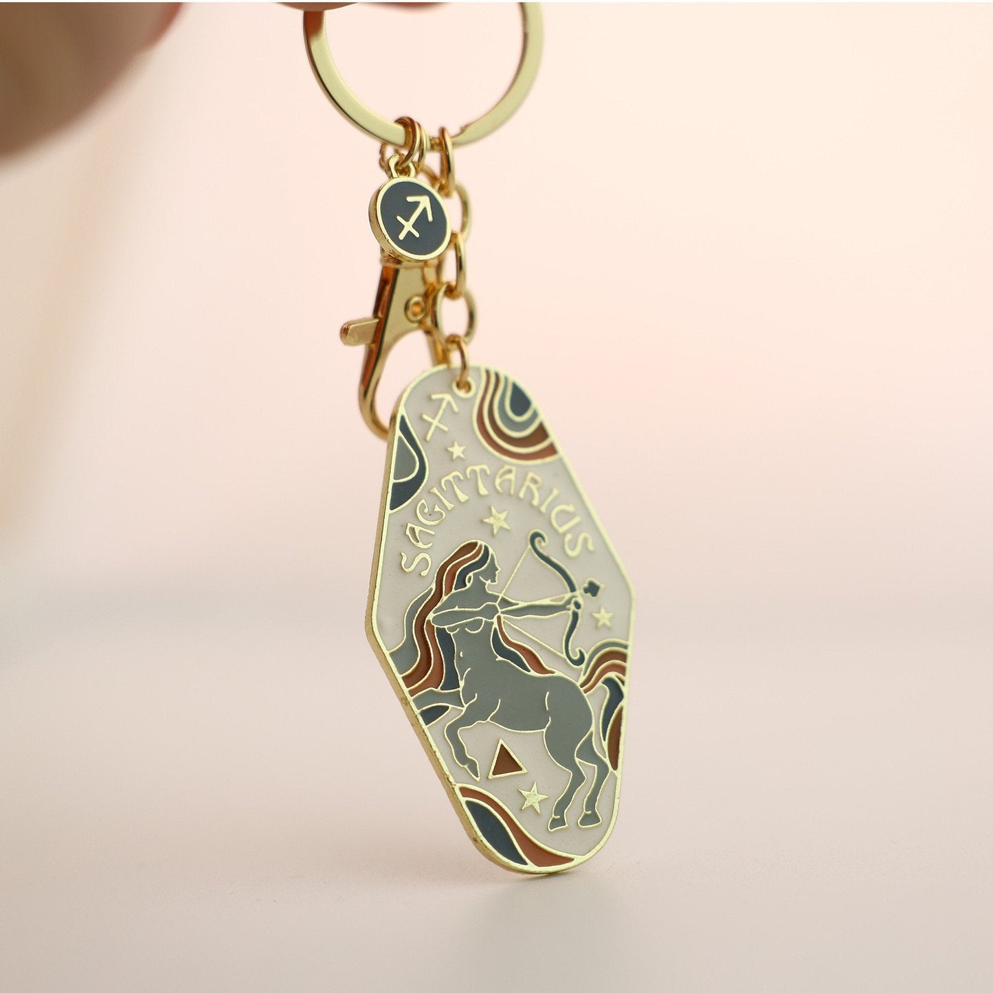 🔮Vintage Illustrated Zodiac Keychain
