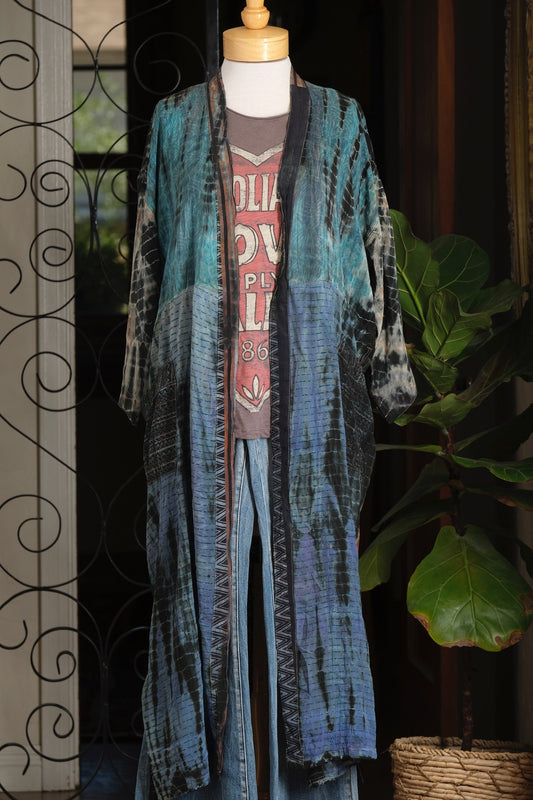 Smoke Duster in Hypnotic Blue