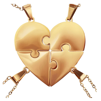 Liaison™ - Collier puzzle famille personnalisé