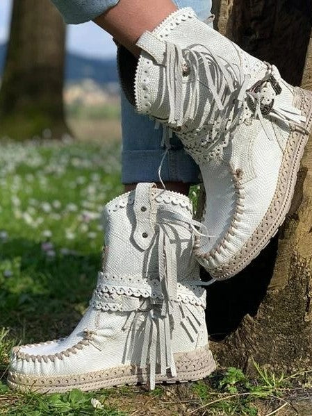 Tassel Suede All Season Boho Vintage Boots