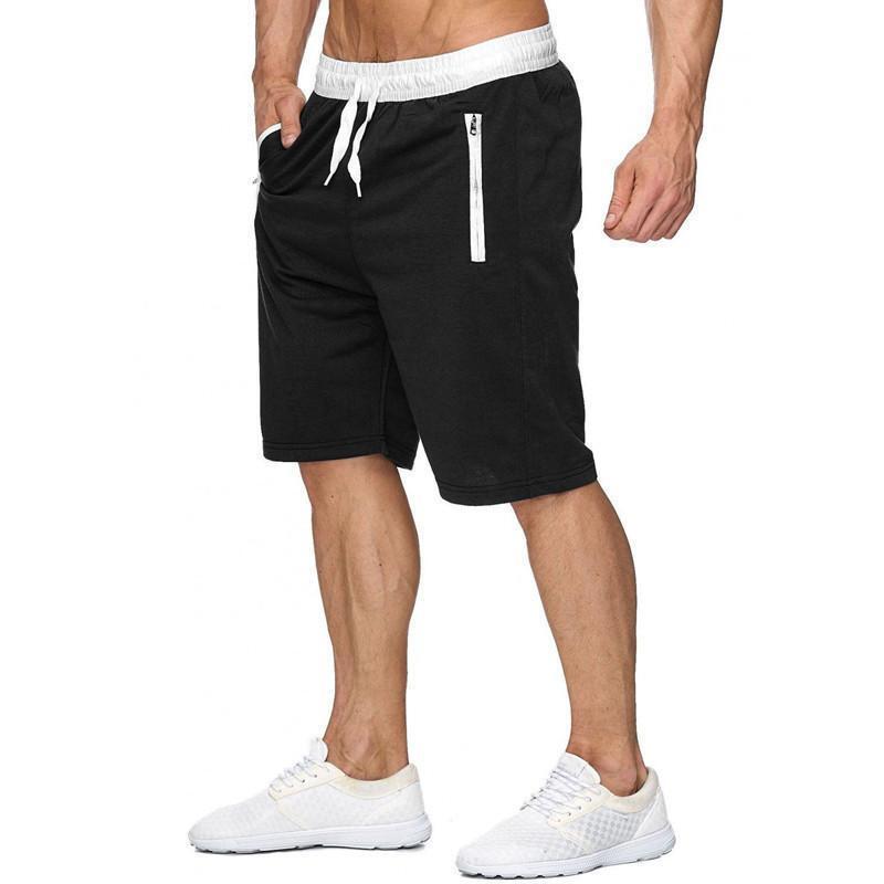 Men's Leisure Sports Fitness Training Straight Loose Five-point Pants