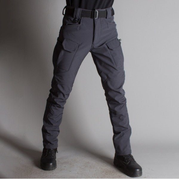 Men's Outdoor Fleece Soft Shell Combat IX7 Shell Tactical Pants Overalls