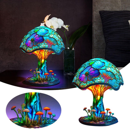 Painting Mushroom Table Lamp
