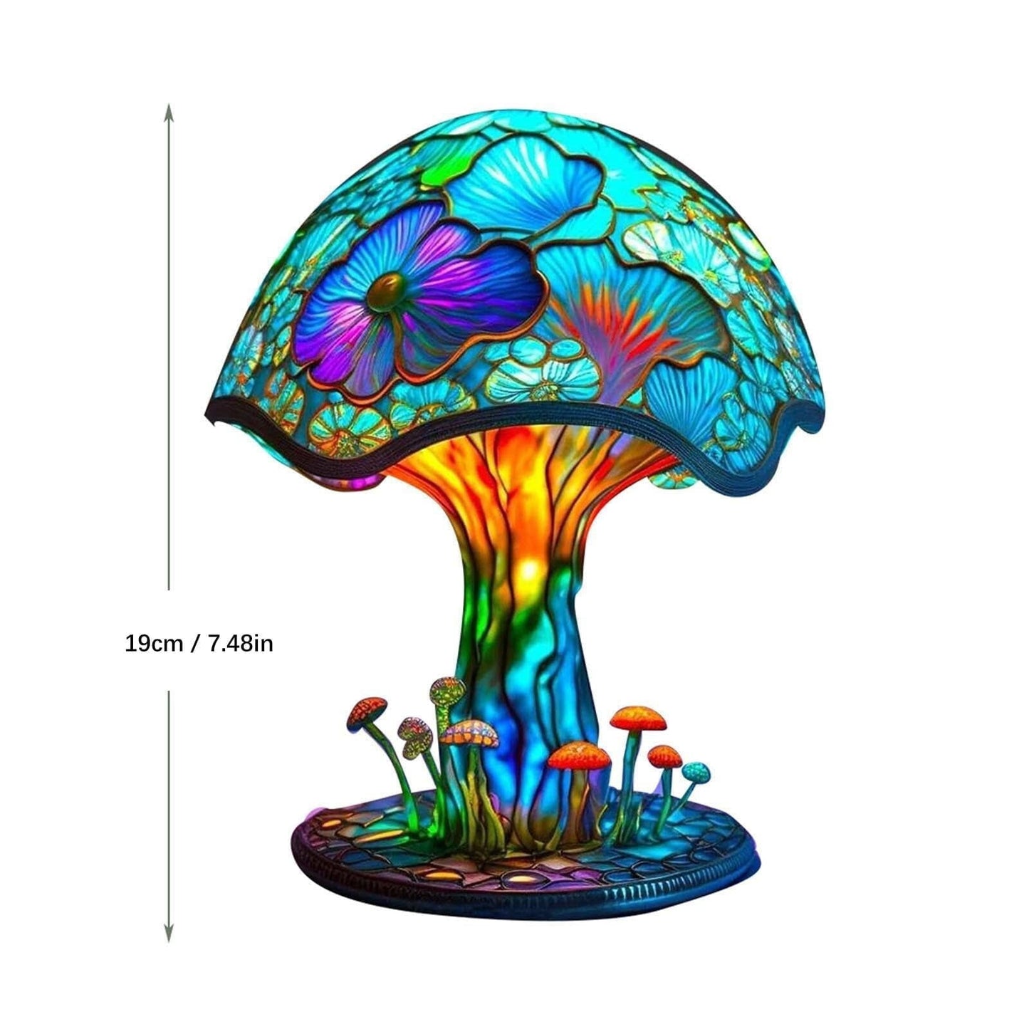 Painting Mushroom Table Lamp