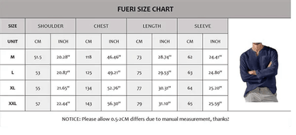 Men's Casual Long Sleeve V-neck Loose Linen Shirt