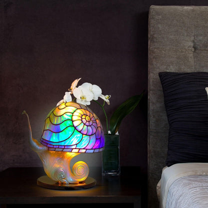 Painting Mushroom Table Lamp