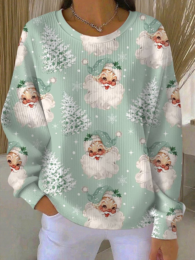 Women's Merry Christmas Print Casual Hoodie
