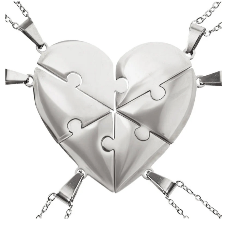 Liaison™ - Collier puzzle famille personnalisé