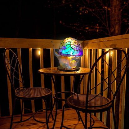 Painting Mushroom Table Lamp