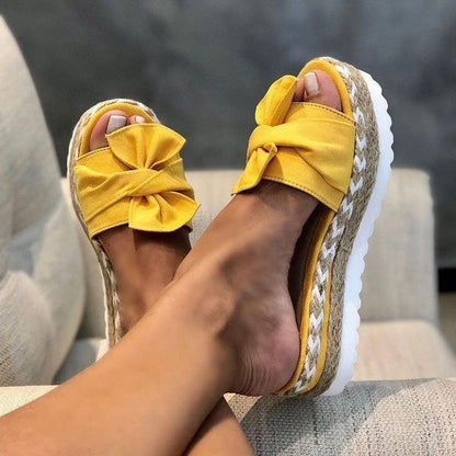 Casual Daily Comfy Bowknot Slippers