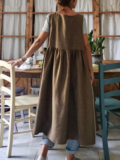 Rust-Colored Women's Apron