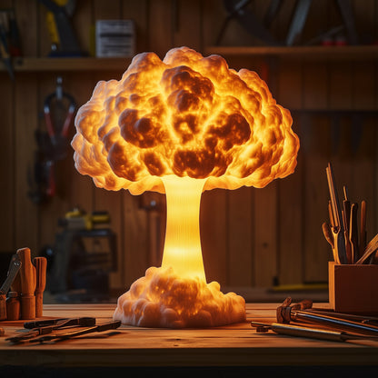 🍄Atomic Bomb Blast | Mushroom Cloud Table Lamp
