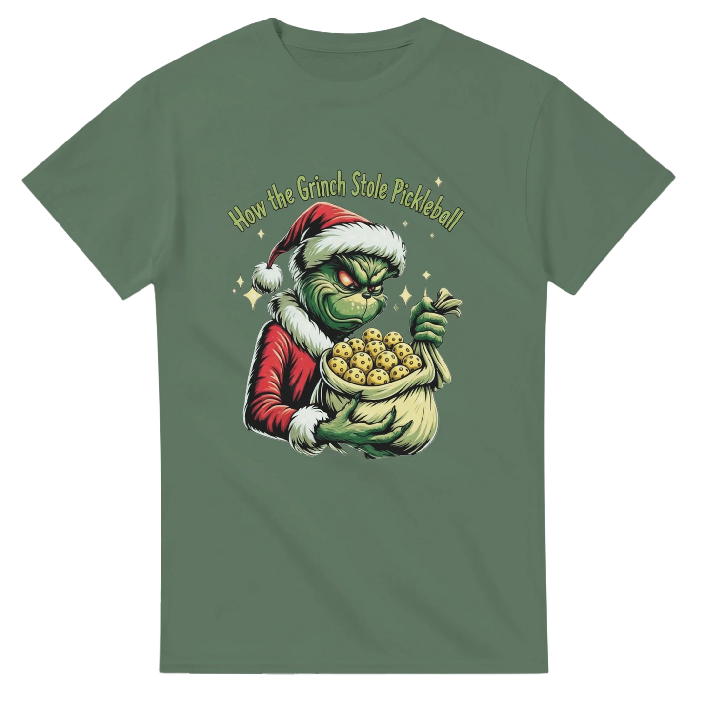 💚 How the Grinch Stole Pickleball Holiday Tee