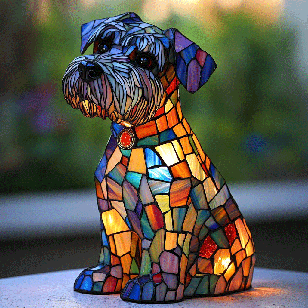 Schnauzer Lamp