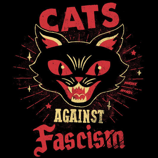 Cats Against Fascism t-shirt