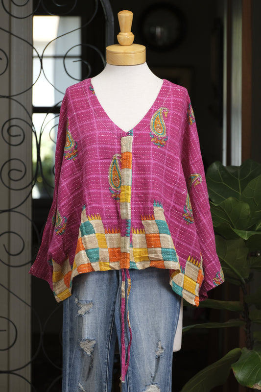 Butterfly Top in Violet Castle