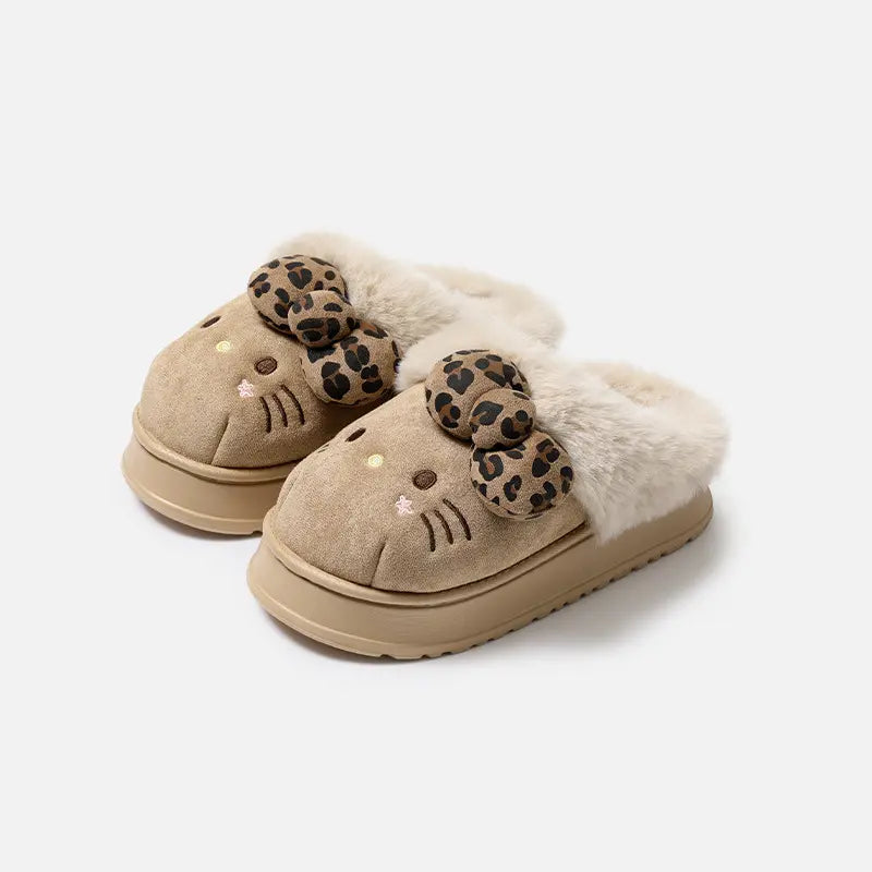 Comfy Hello Kitty Fur Slippers