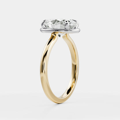Oval Georgian Solitaire