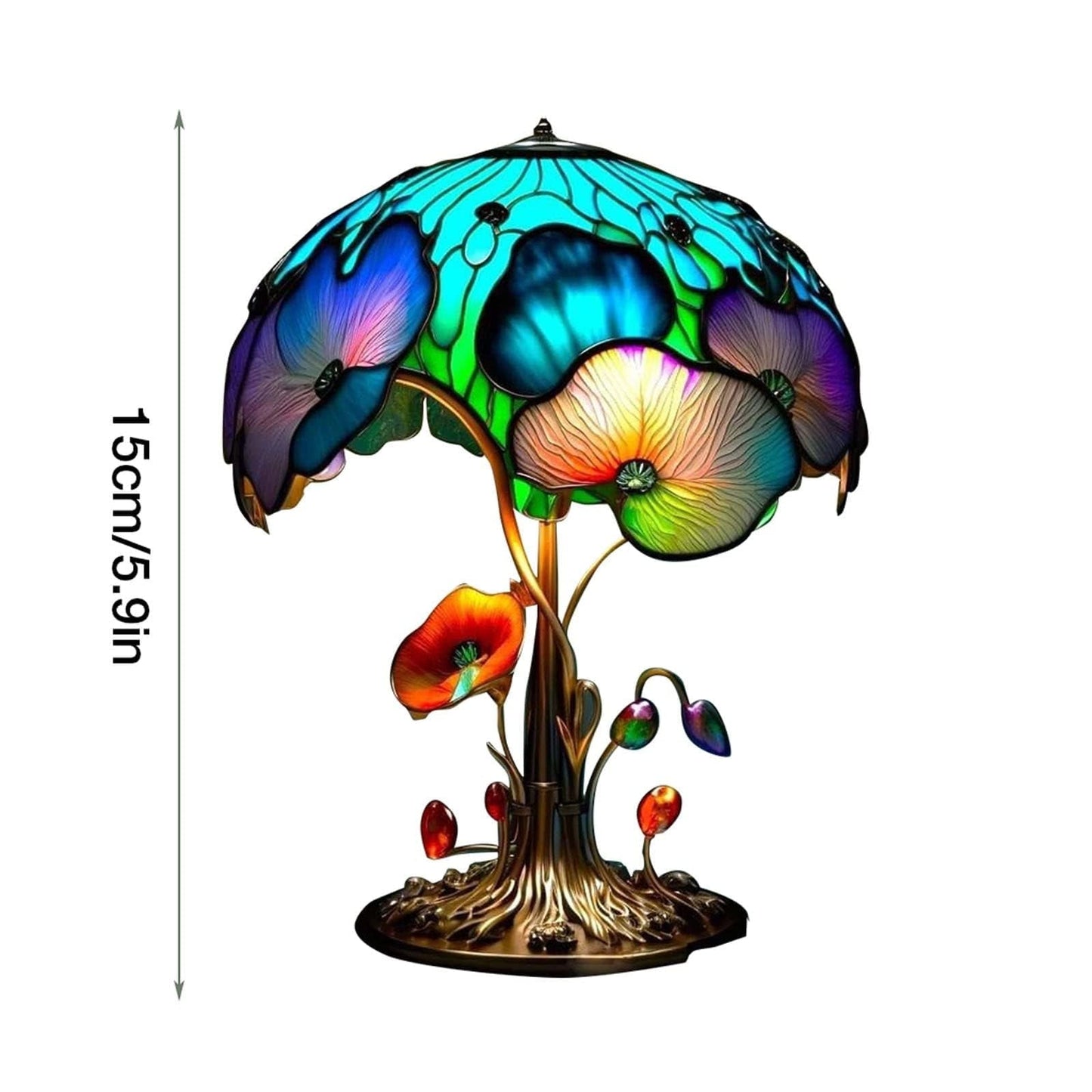 Painting Mushroom Table Lamp