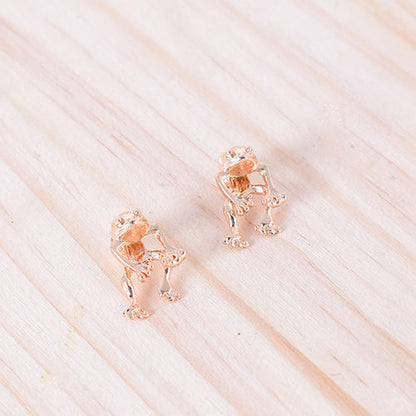 Retro Funny Frog Women Earrings