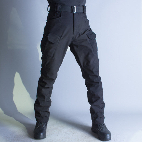Men's Outdoor Fleece Soft Shell Combat IX7 Shell Tactical Pants Overalls